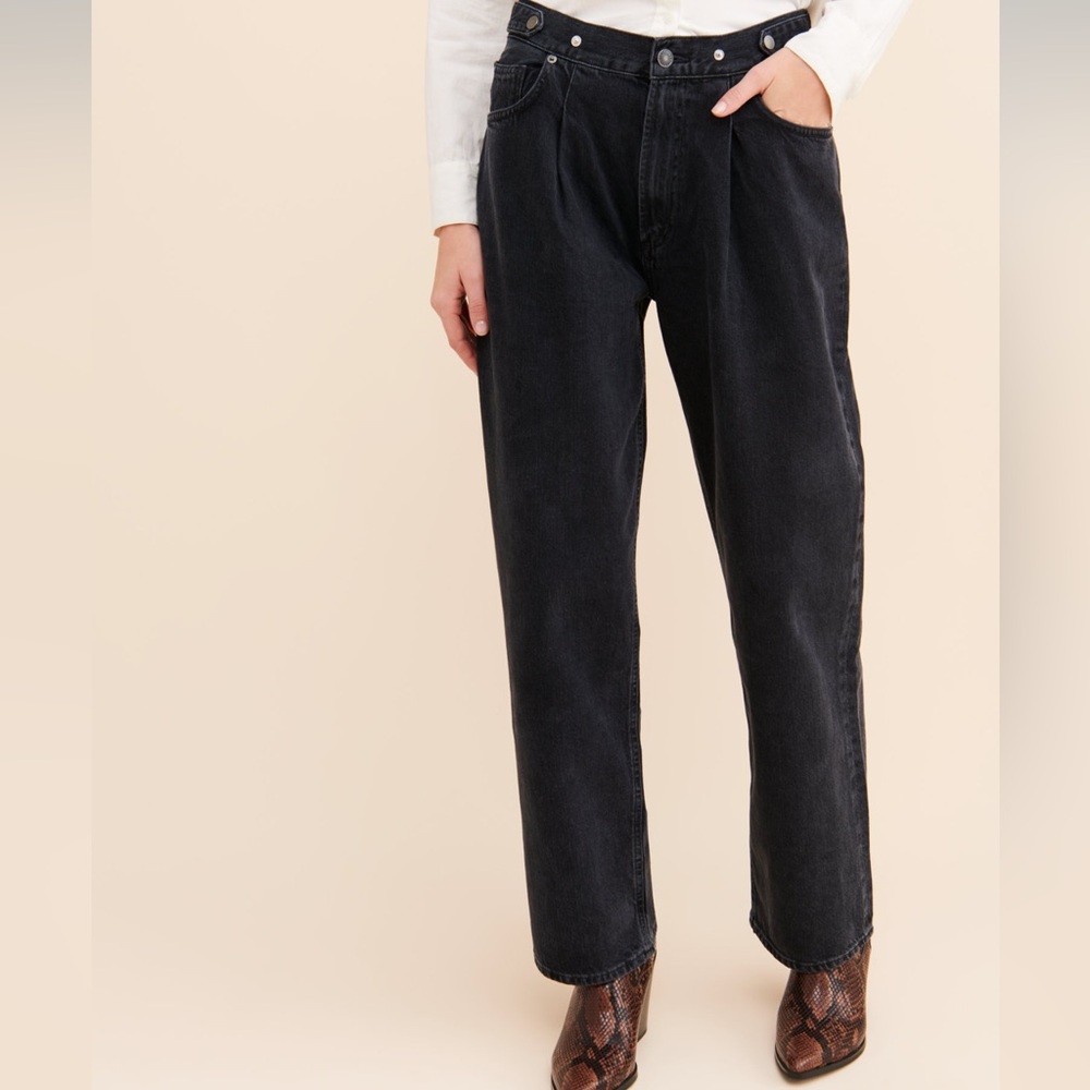 Agolde Pixie Mid-Rise Straight Jeans - image 2